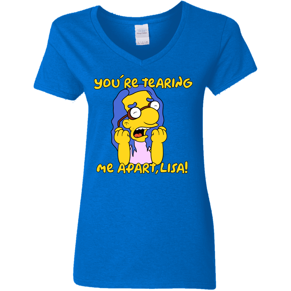 T-Shirts Royal / S Milhouse Wiseau Women's V-Neck T-Shirt