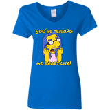 T-Shirts Royal / S Milhouse Wiseau Women's V-Neck T-Shirt