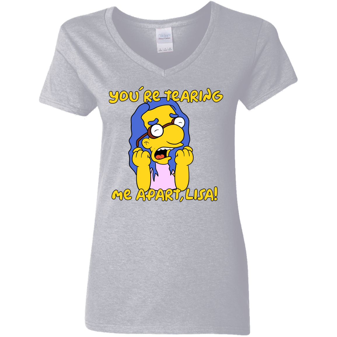 T-Shirts Sport Grey / S Milhouse Wiseau Women's V-Neck T-Shirt