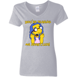 T-Shirts Sport Grey / S Milhouse Wiseau Women's V-Neck T-Shirt