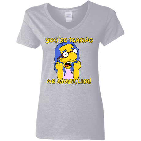 T-Shirts Sport Grey / S Milhouse Wiseau Women's V-Neck T-Shirt