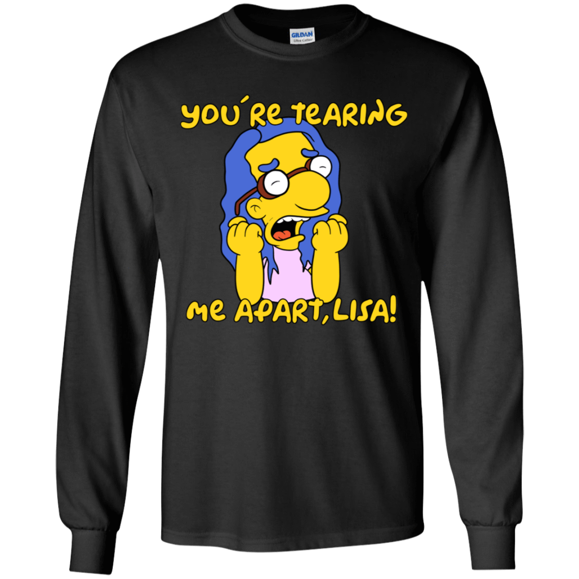 T-Shirts Black / YS Milhouse Wiseau Youth Long Sleeve T-Shirt