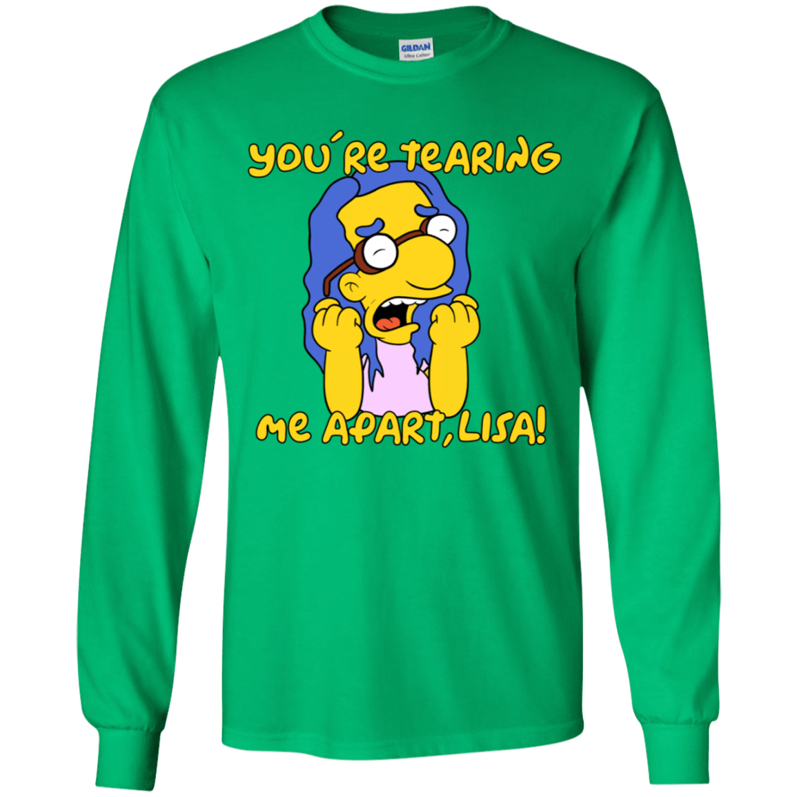 T-Shirts Irish Green / YS Milhouse Wiseau Youth Long Sleeve T-Shirt