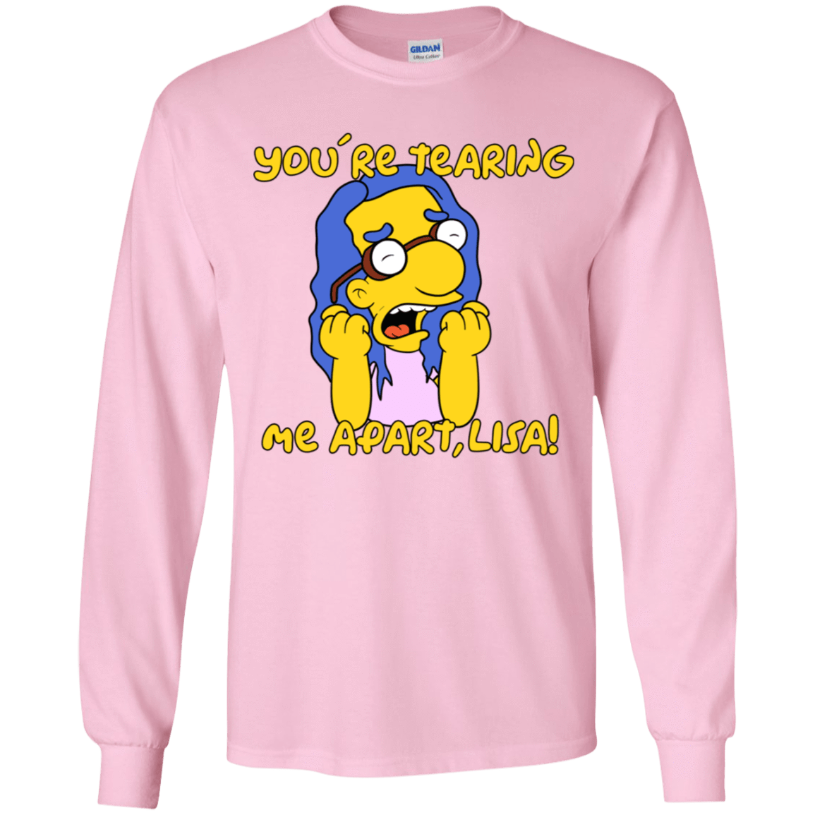 T-Shirts Light Pink / YS Milhouse Wiseau Youth Long Sleeve T-Shirt