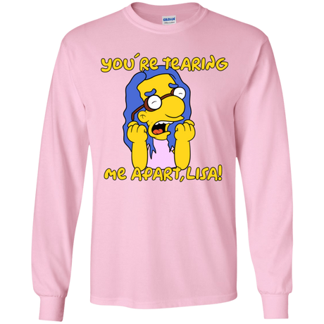 T-Shirts Light Pink / YS Milhouse Wiseau Youth Long Sleeve T-Shirt