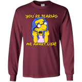 T-Shirts Maroon / YS Milhouse Wiseau Youth Long Sleeve T-Shirt