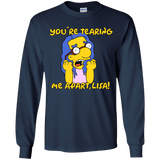 T-Shirts Navy / YS Milhouse Wiseau Youth Long Sleeve T-Shirt