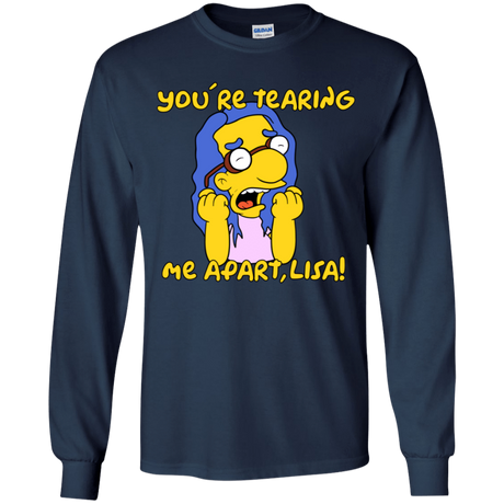 T-Shirts Navy / YS Milhouse Wiseau Youth Long Sleeve T-Shirt