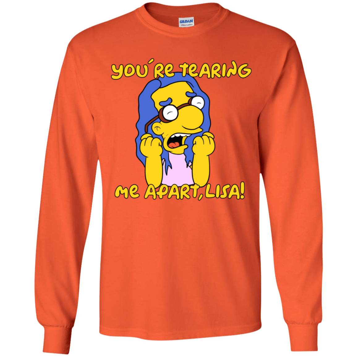 T-Shirts Orange / YS Milhouse Wiseau Youth Long Sleeve T-Shirt