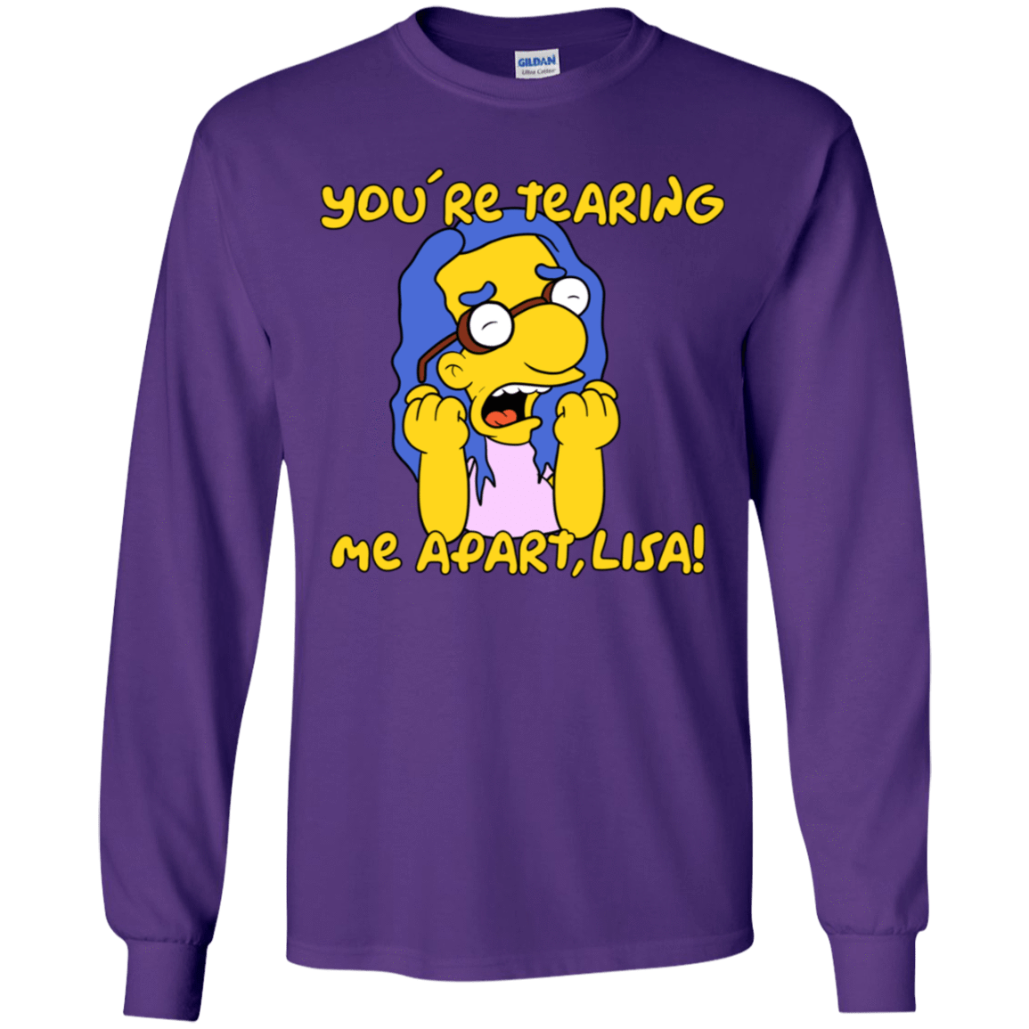 T-Shirts Purple / YS Milhouse Wiseau Youth Long Sleeve T-Shirt