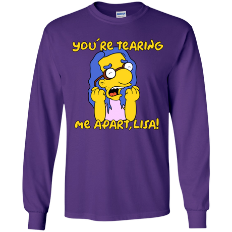T-Shirts Purple / YS Milhouse Wiseau Youth Long Sleeve T-Shirt