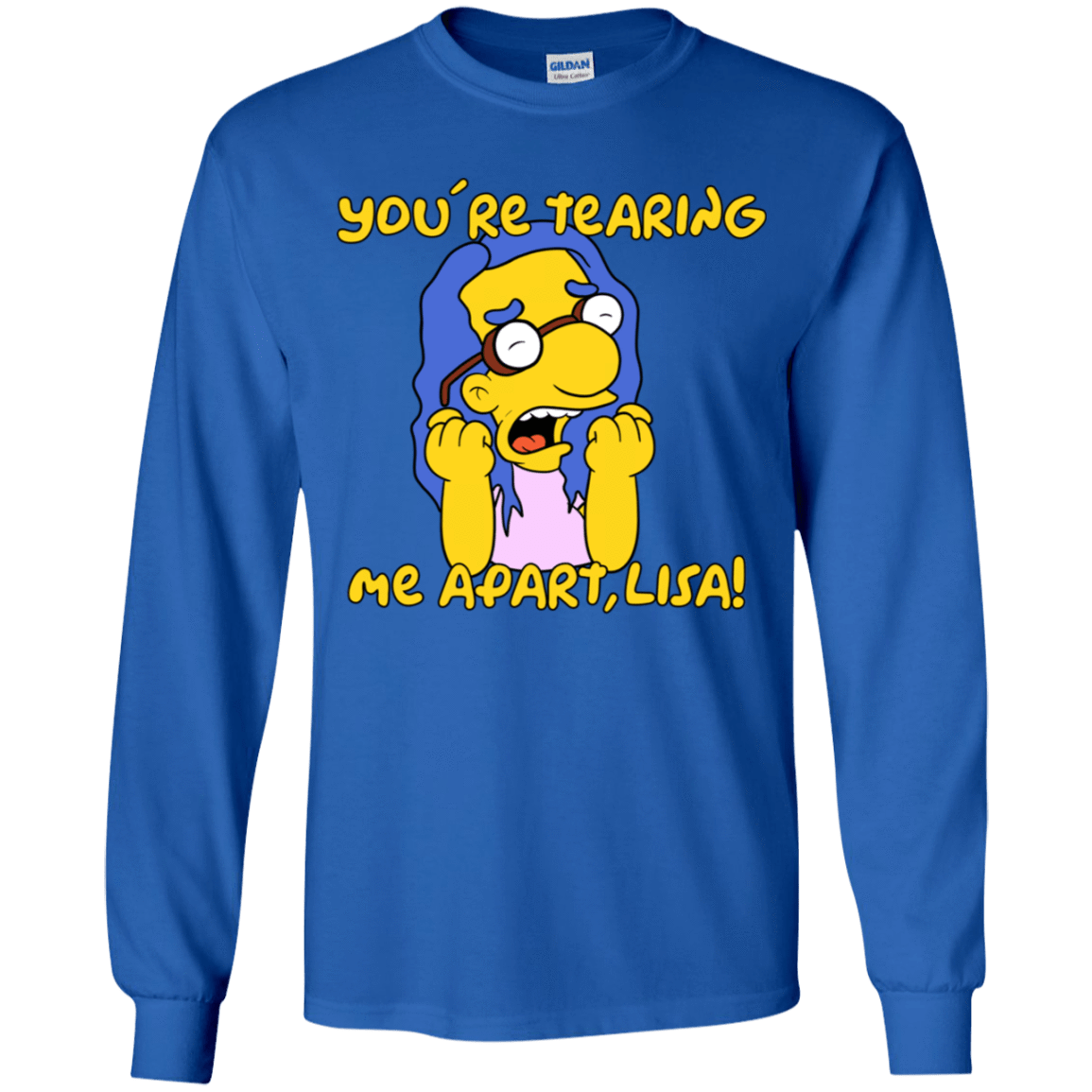 T-Shirts Royal / YS Milhouse Wiseau Youth Long Sleeve T-Shirt