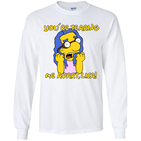 T-Shirts White / YS Milhouse Wiseau Youth Long Sleeve T-Shirt