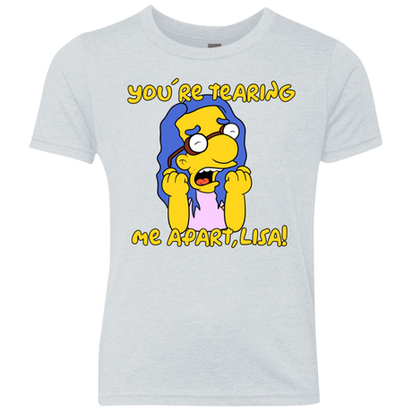 T-Shirts Heather White / YXS Milhouse Wiseau Youth Triblend T-Shirt