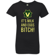 T-Shirts Black / YXS Milk and Eggs Girls Premium T-Shirt