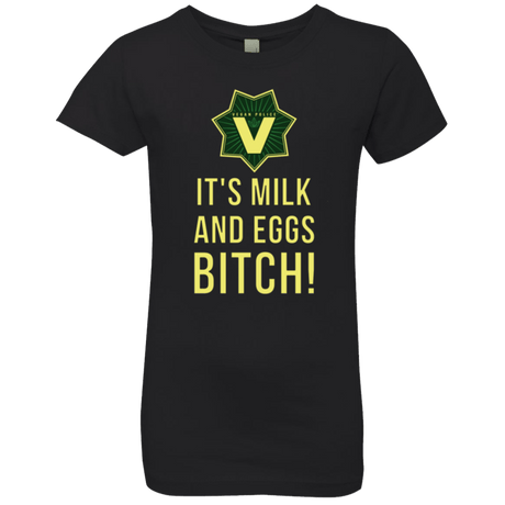 T-Shirts Black / YXS Milk and Eggs Girls Premium T-Shirt