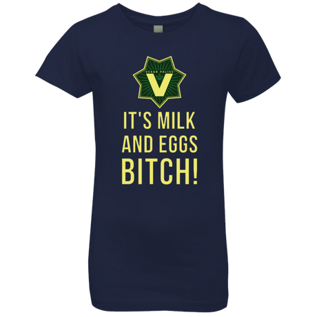 T-Shirts Midnight Navy / YXS Milk and Eggs Girls Premium T-Shirt