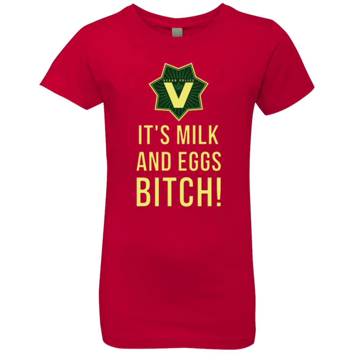 T-Shirts Red / YXS Milk and Eggs Girls Premium T-Shirt