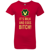 T-Shirts Red / YXS Milk and Eggs Girls Premium T-Shirt