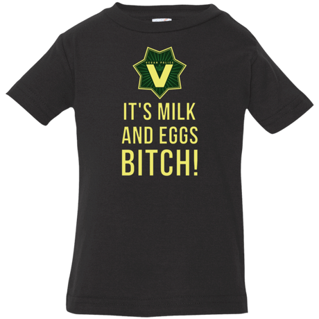 T-Shirts Black / 6 Months Milk and Eggs Infant Premium T-Shirt