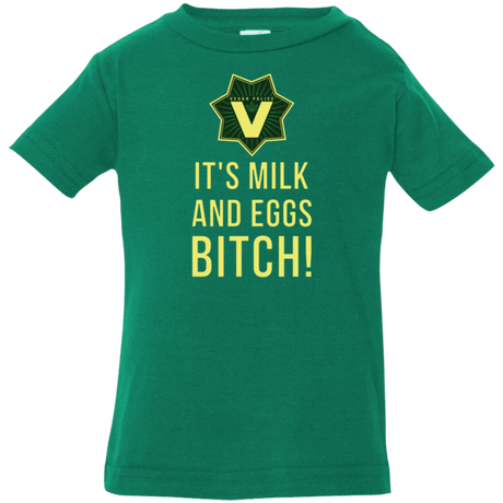 T-Shirts Kelly / 6 Months Milk and Eggs Infant Premium T-Shirt