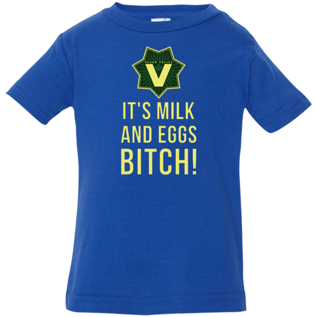 T-Shirts Royal / 6 Months Milk and Eggs Infant Premium T-Shirt