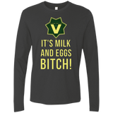 T-Shirts Heavy Metal / Small Milk and Eggs Men's Premium Long Sleeve