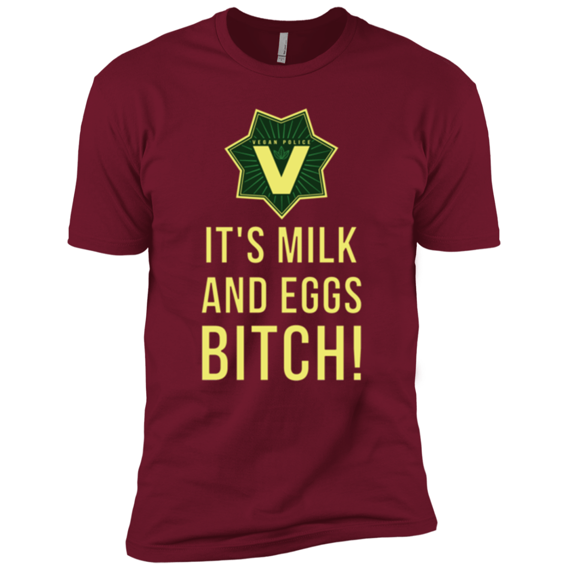 T-Shirts Cardinal / X-Small Milk and Eggs Men's Premium T-Shirt