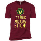 T-Shirts Cardinal / X-Small Milk and Eggs Men's Premium T-Shirt