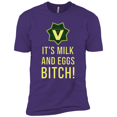 T-Shirts Purple / X-Small Milk and Eggs Men's Premium T-Shirt