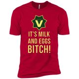T-Shirts Red / X-Small Milk and Eggs Men's Premium T-Shirt