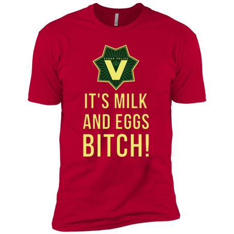 T-Shirts Red / X-Small Milk and Eggs Men's Premium T-Shirt