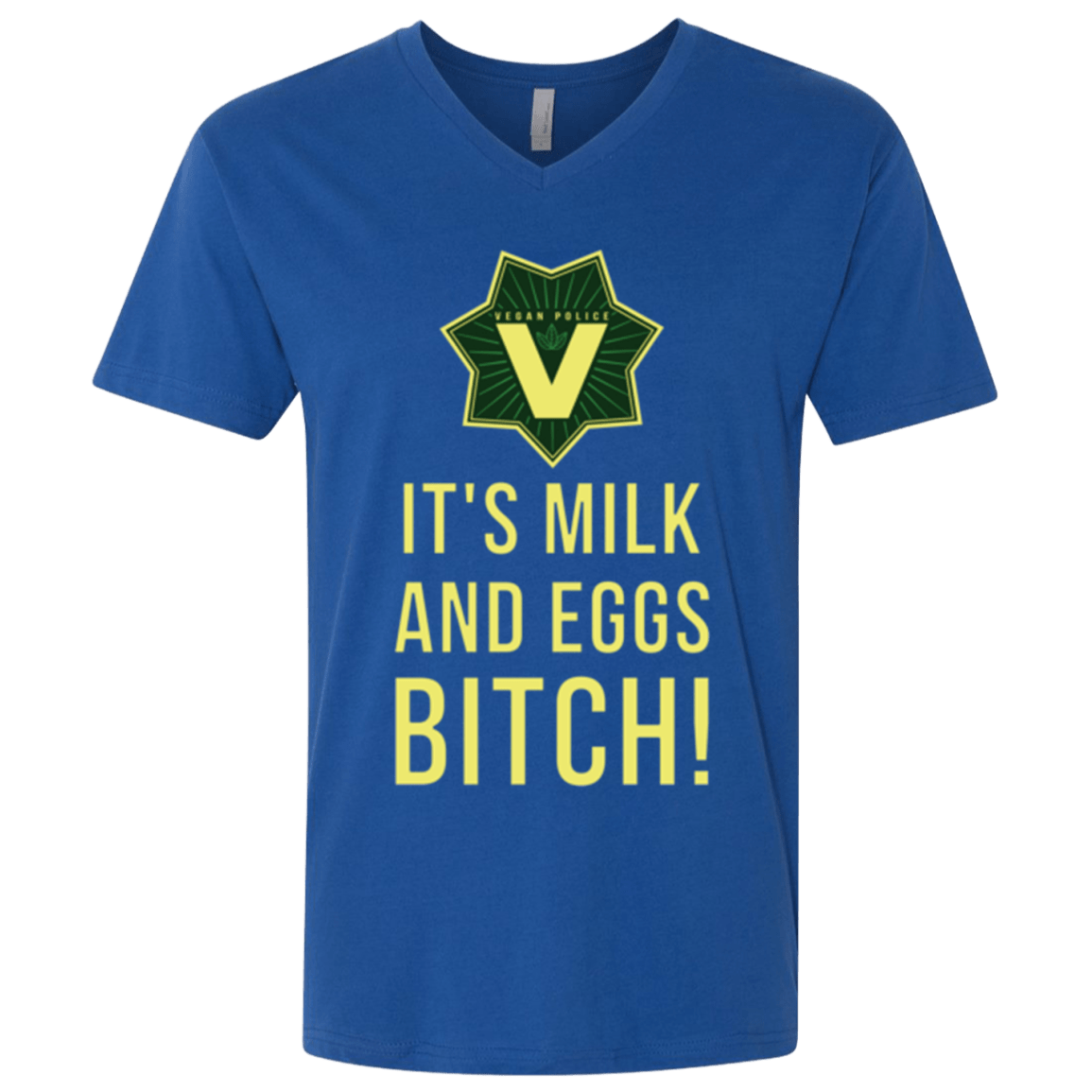 T-Shirts Royal / X-Small Milk and Eggs Men's Premium V-Neck
