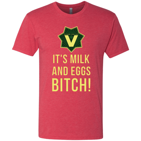 T-Shirts Vintage Red / Small Milk and Eggs Men's Triblend T-Shirt