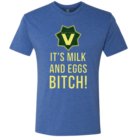 T-Shirts Vintage Royal / Small Milk and Eggs Men's Triblend T-Shirt
