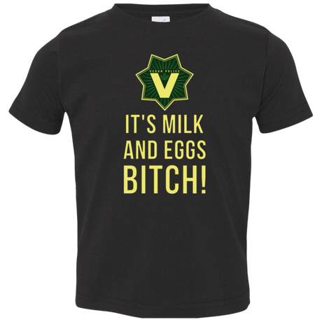 T-Shirts Black / 2T Milk and Eggs Toddler Premium T-Shirt