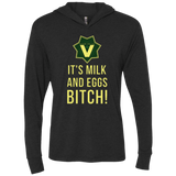 T-Shirts Vintage Black / X-Small Milk and Eggs Triblend Long Sleeve Hoodie Tee