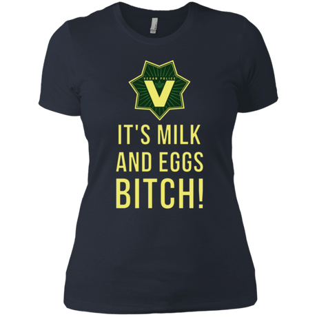 T-Shirts Indigo / X-Small Milk and Eggs Women's Premium T-Shirt