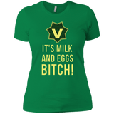 T-Shirts Kelly Green / X-Small Milk and Eggs Women's Premium T-Shirt