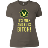 T-Shirts Warm Grey / X-Small Milk and Eggs Women's Premium T-Shirt