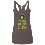 T-Shirts Macchiato / X-Small Milk and Eggs Women's Triblend Racerback Tank