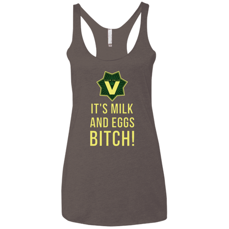 T-Shirts Macchiato / X-Small Milk and Eggs Women's Triblend Racerback Tank