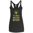T-Shirts Vintage Black / X-Small Milk and Eggs Women's Triblend Racerback Tank