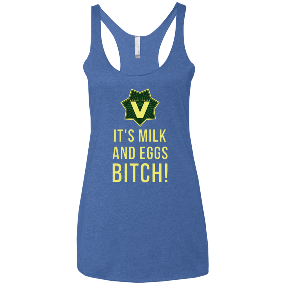 T-Shirts Vintage Royal / X-Small Milk and Eggs Women's Triblend Racerback Tank