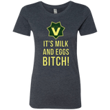 T-Shirts Vintage Navy / Small Milk and Eggs Women's Triblend T-Shirt