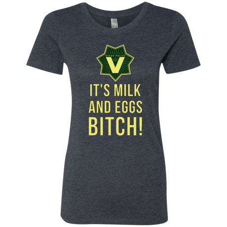 T-Shirts Vintage Navy / Small Milk and Eggs Women's Triblend T-Shirt