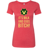 T-Shirts Vintage Red / Small Milk and Eggs Women's Triblend T-Shirt