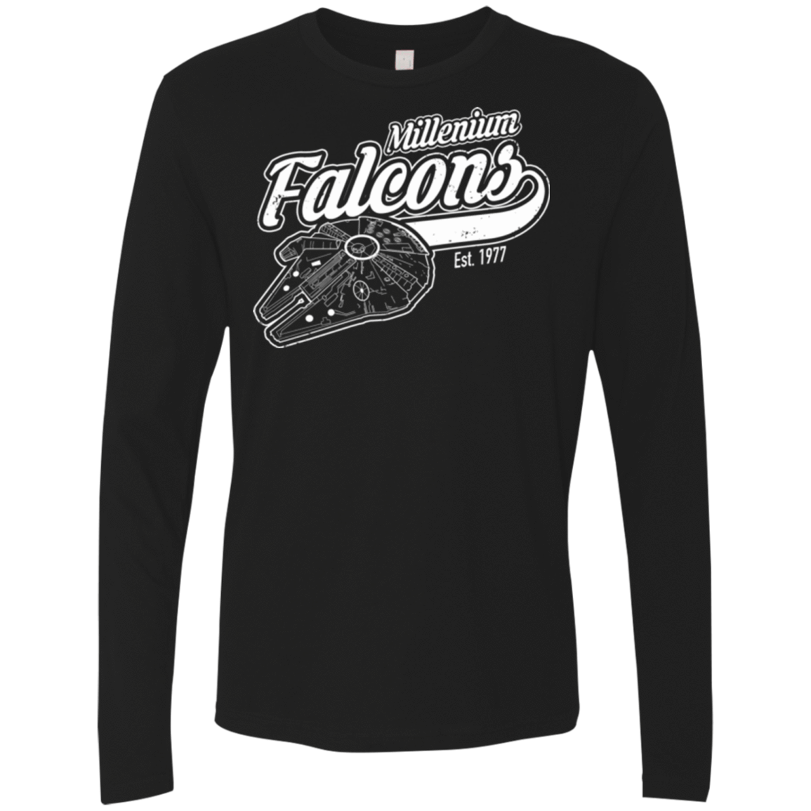 T-Shirts Black / Small Millenium falcons Men's Premium Long Sleeve