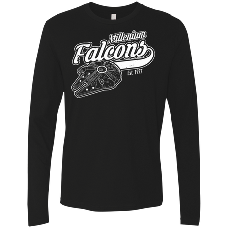 T-Shirts Black / Small Millenium falcons Men's Premium Long Sleeve