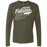 T-Shirts Military Green / Small Millenium falcons Men's Premium Long Sleeve